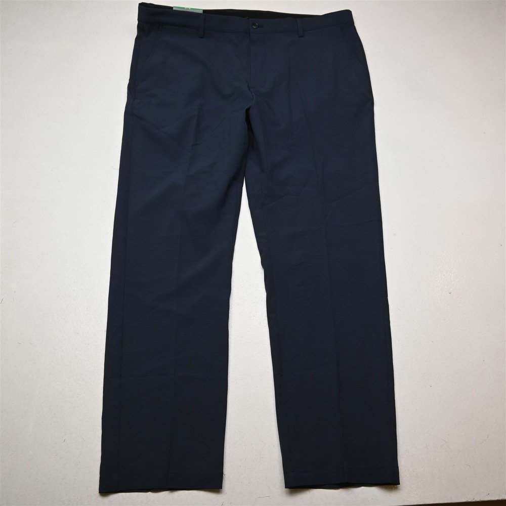 NEW Greg Norman 38x30 Dark Blue‎ Stretch Straight Performance Golf Mens Pants